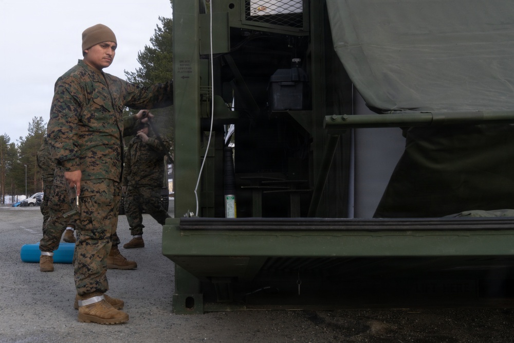CORE26 | U.S. Marines assemble Mobile Integrated Remains Collection System
