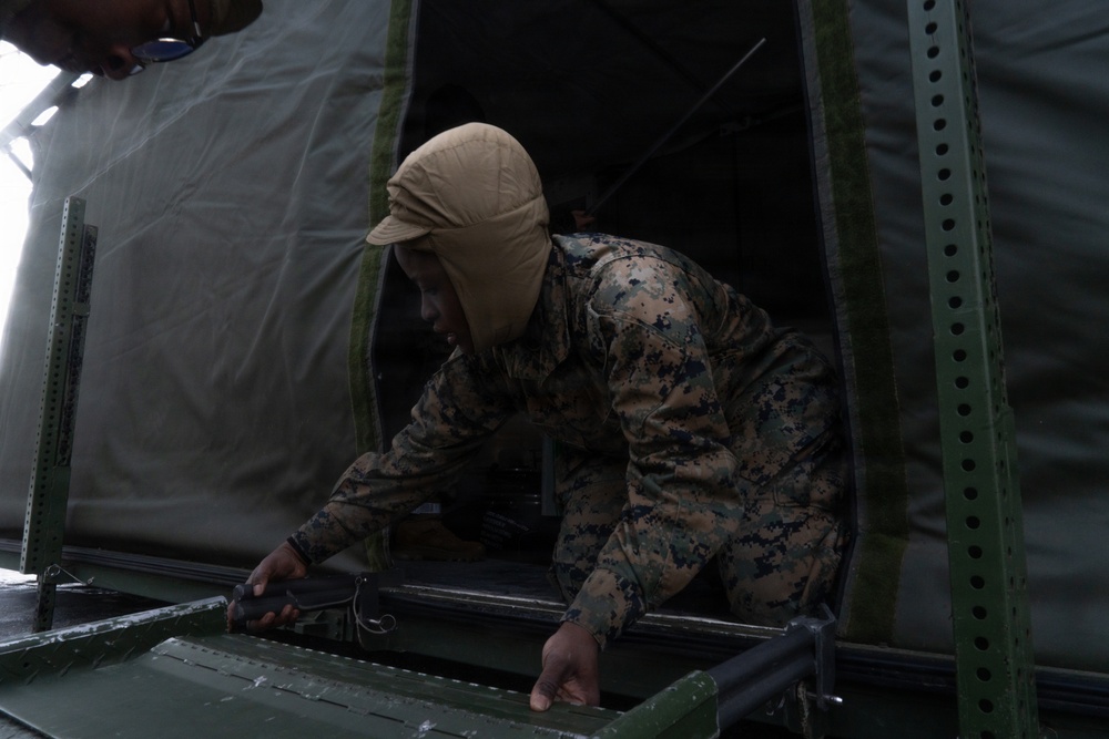 CORE26 | U.S. Marines assemble Mobile Integrated Remains Collection System