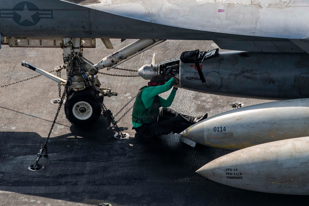 USS Abraham Lincoln (CVN 72) supports Operation Epic Fury