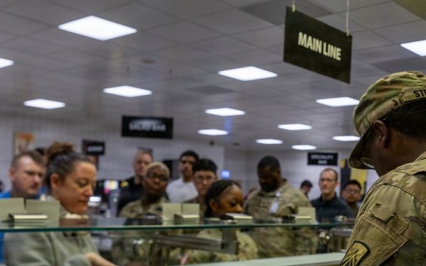 55th Quartermaster Company Provides Meal Support at LRMC Dining Facility