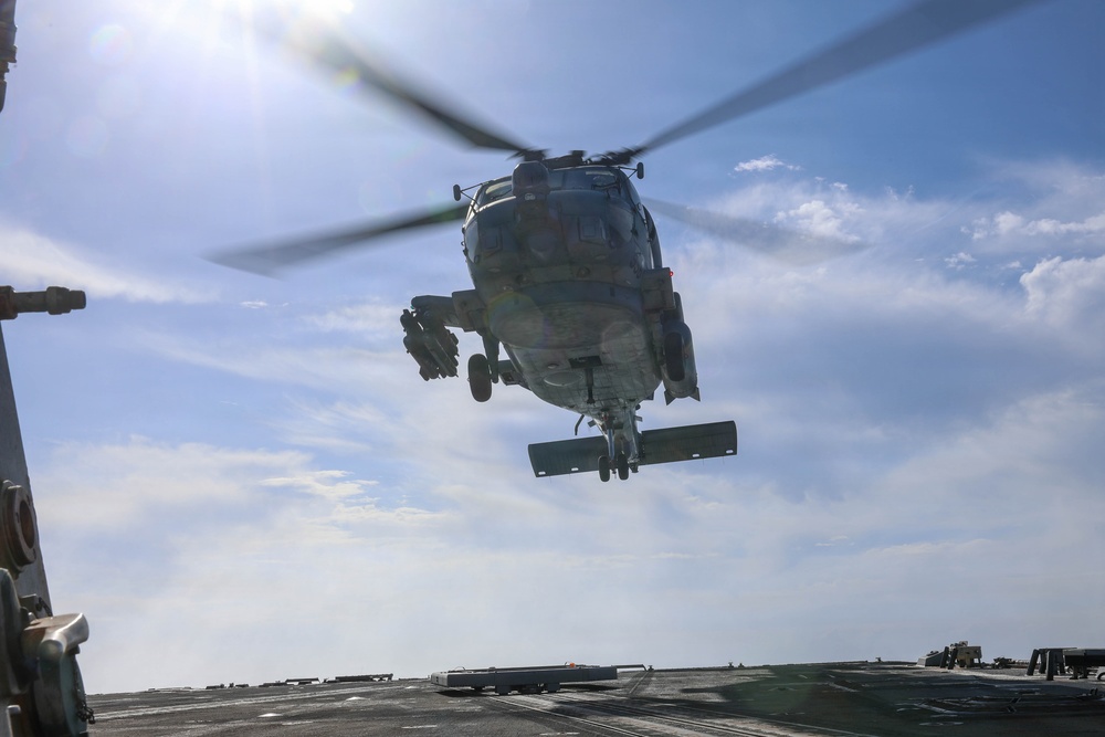 USS Thomas Hudner (DDG 116) supports Operation Epic Fury