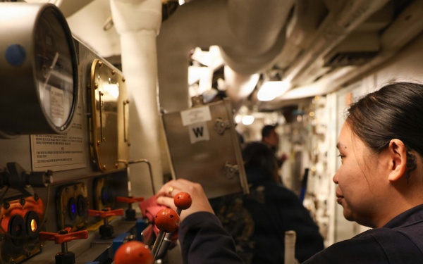 USS Thomas Hudner (DDG 116) supports Operation Epic Fury