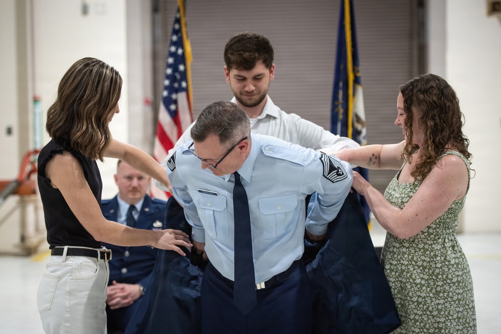 Vardeman promoted to chief master sergeant