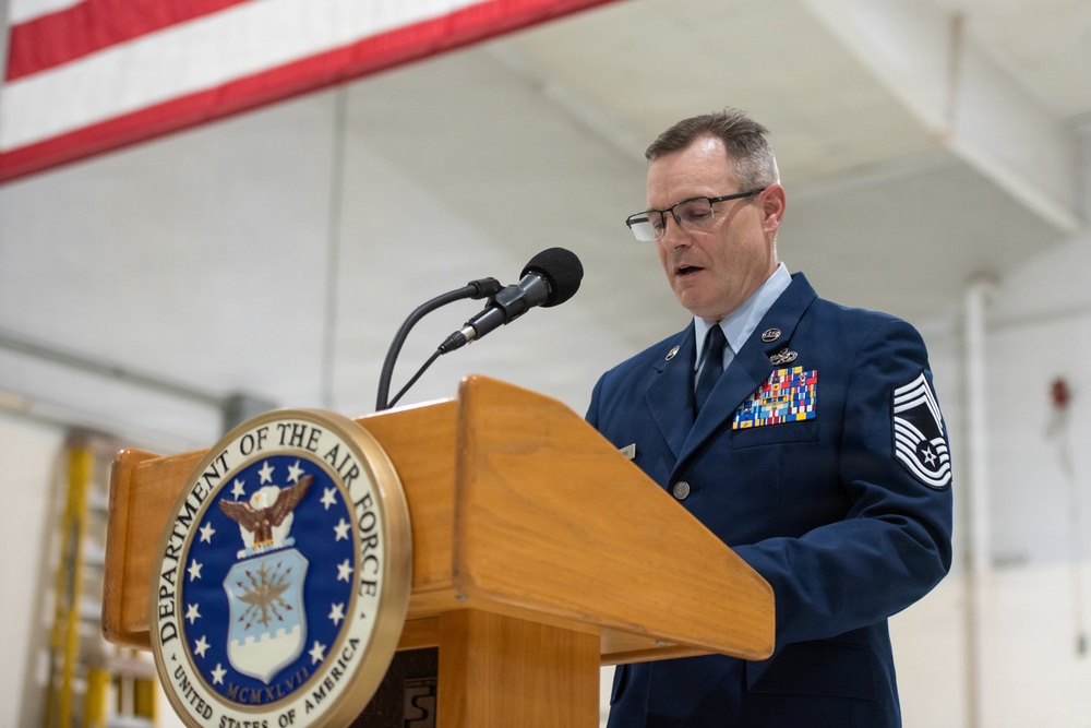 Vardeman promoted to chief master sergeant