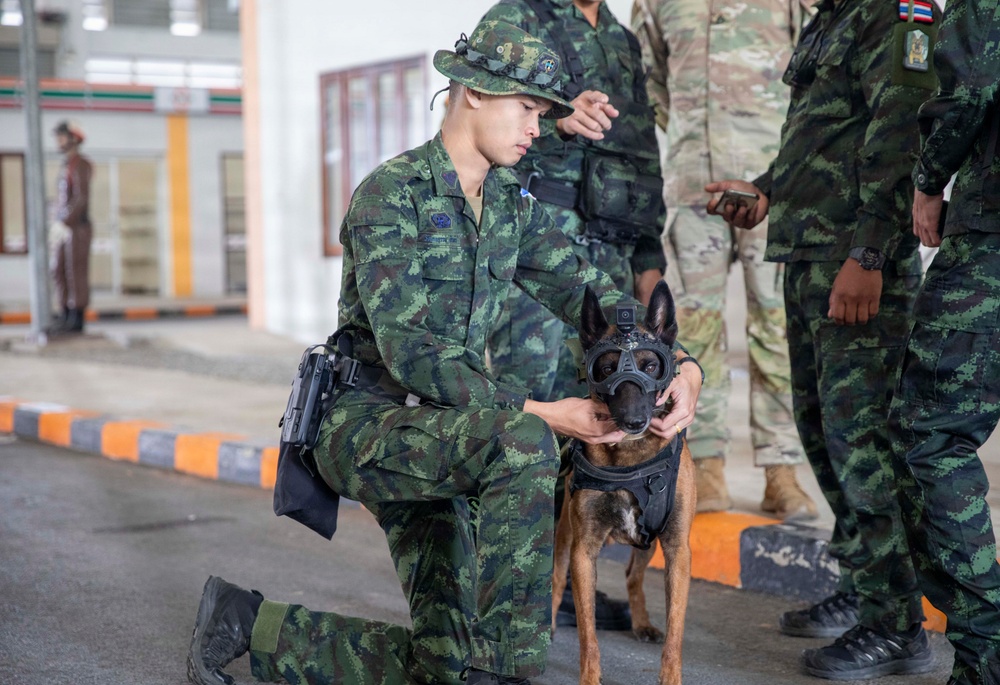 Hanuman Guardian | US - Royal Thai Army military working dog handlers and veterinarian services exchange best practices