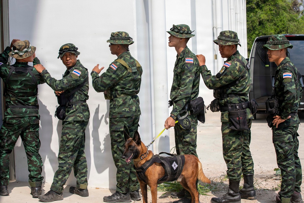 Hanuman Guardian | US - Royal Thai Army military working dog handlers and veterinarian services exchange best practices