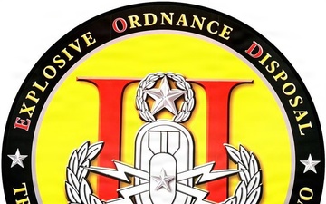 The official command logo of Explosive Ordnance Disposal Training Unit TWO (EODTEU-2).