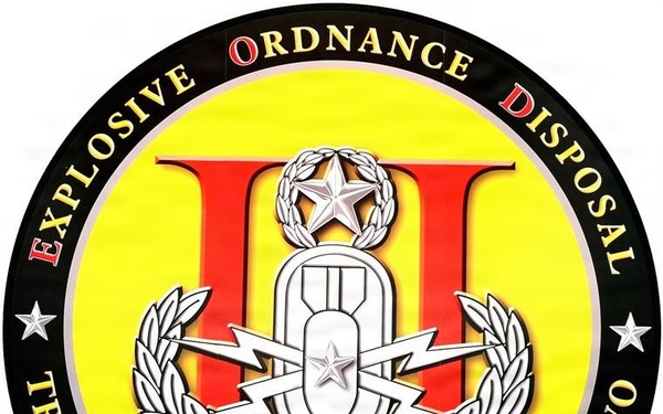 The official command logo of Explosive Ordnance Disposal Training Unit TWO (EODTEU-2).