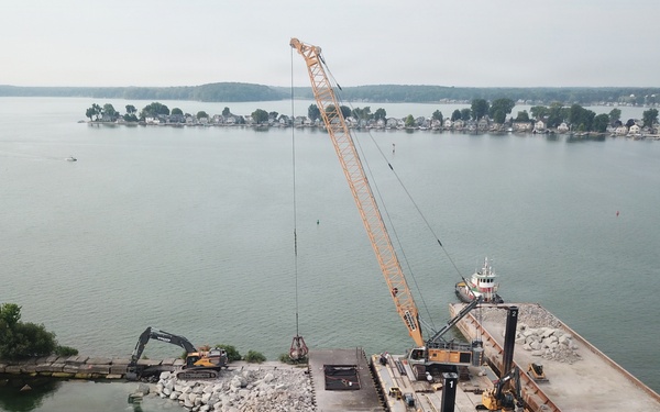 Great Sodus Bay East Breakwater Repair