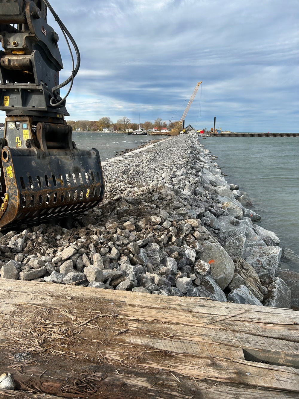 Great Sodus Bay East Breakwater Repair