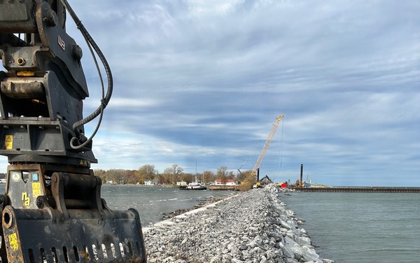 Great Sodus Bay East Breakwater Repair