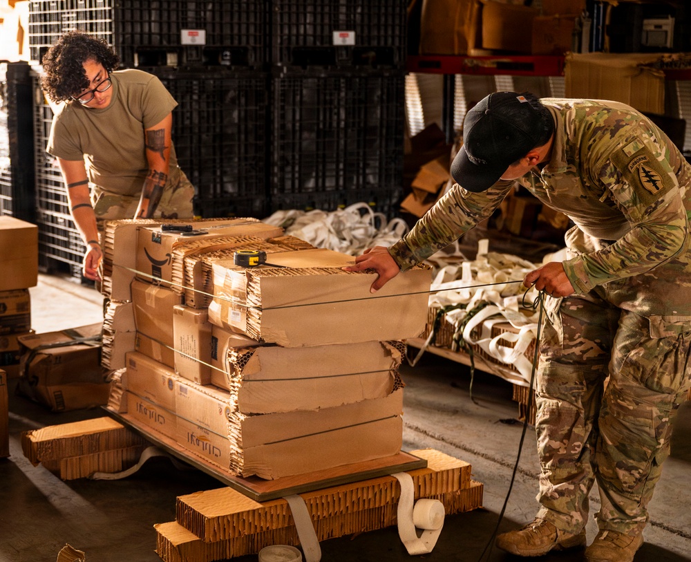 449th AEG, CJTF-HOA conduct first humanitarian airdrop from Chabelley Airfield