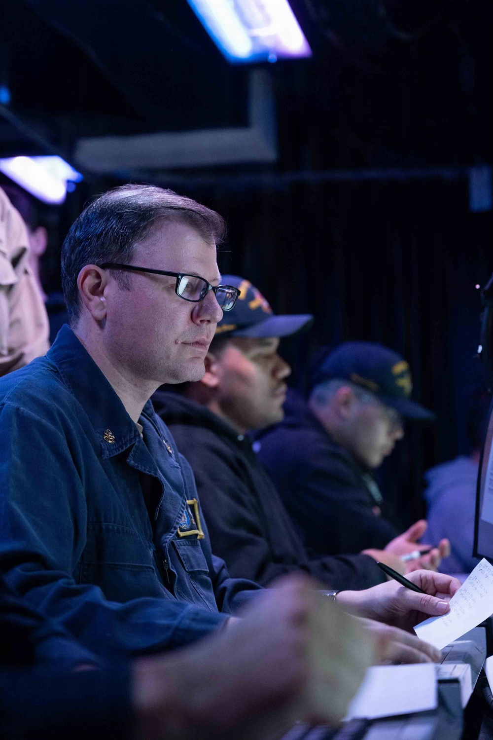 Arleigh Burke-class guided-missile destroyer USS Pinckney (DDG 91) supports Operation Epic Fury