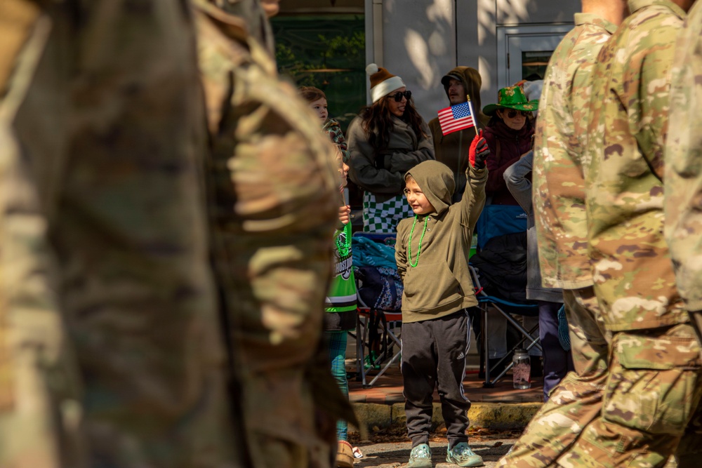 Dogface Soldier celebrate St. Patrick's Day in Savannah