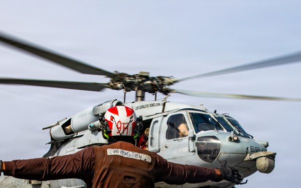 USS Gerald R. Ford (CVN 78) supports Operation Epic Fury