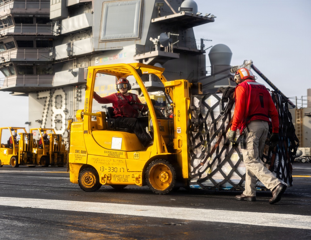 USS Gerald R. Ford (CVN 78) supports Operation Epic Fury