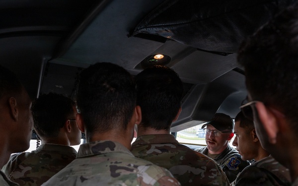 Air Force ROTC Detachment 755 visits the 346th AEW