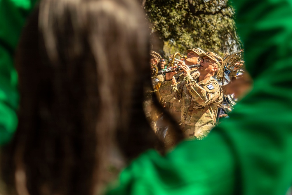 Dogface Soldier celebrate St. Patrick's Day in Savannah