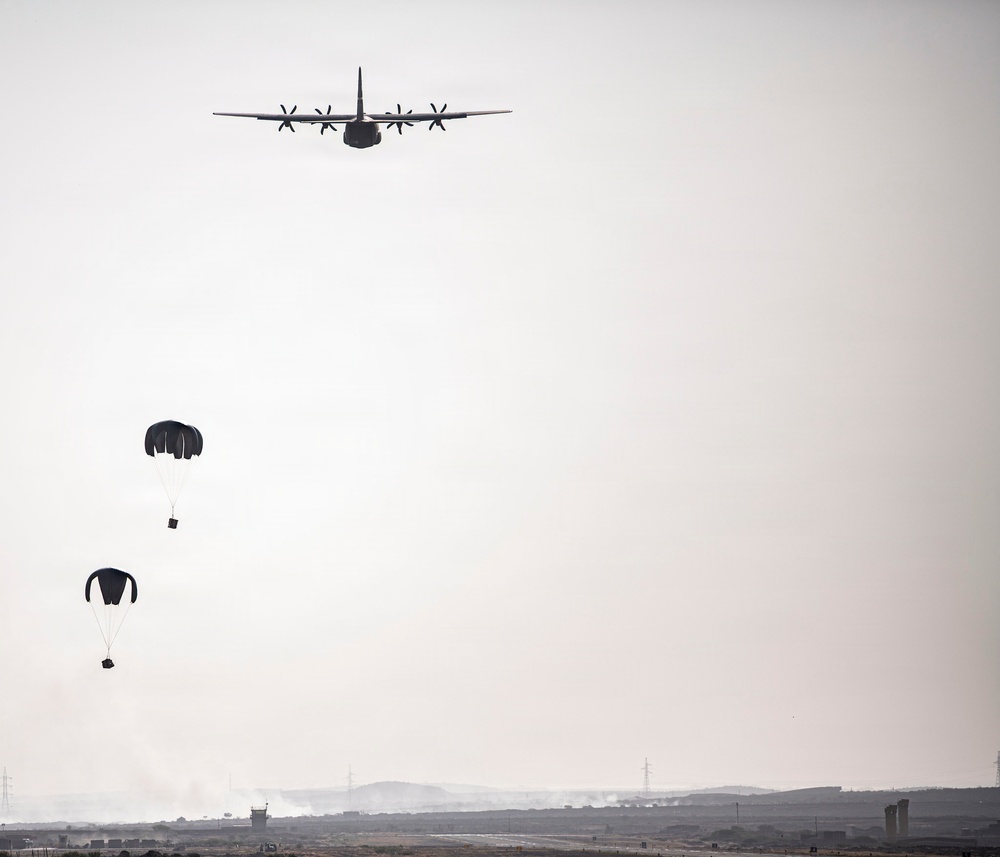 449th AEG, CJTF-HOA conduct first humanitarian airdrop from Chabelley Airfield