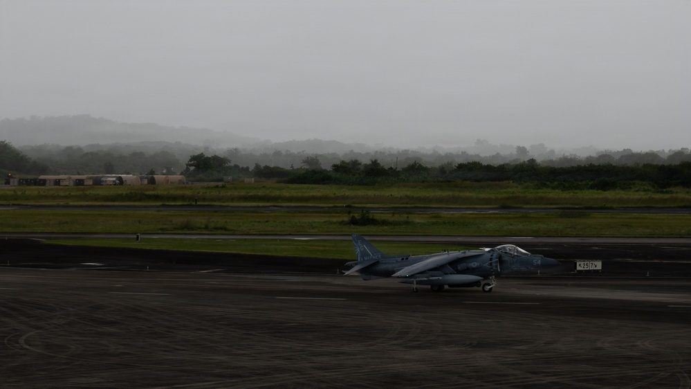 USMC Harriers operate in Puerto Rico
