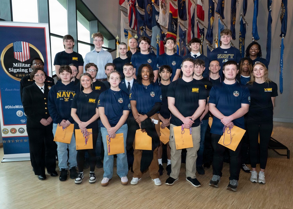 NTAG Ohio River Valley Future Sailors Attend Ohio Military Signing Day