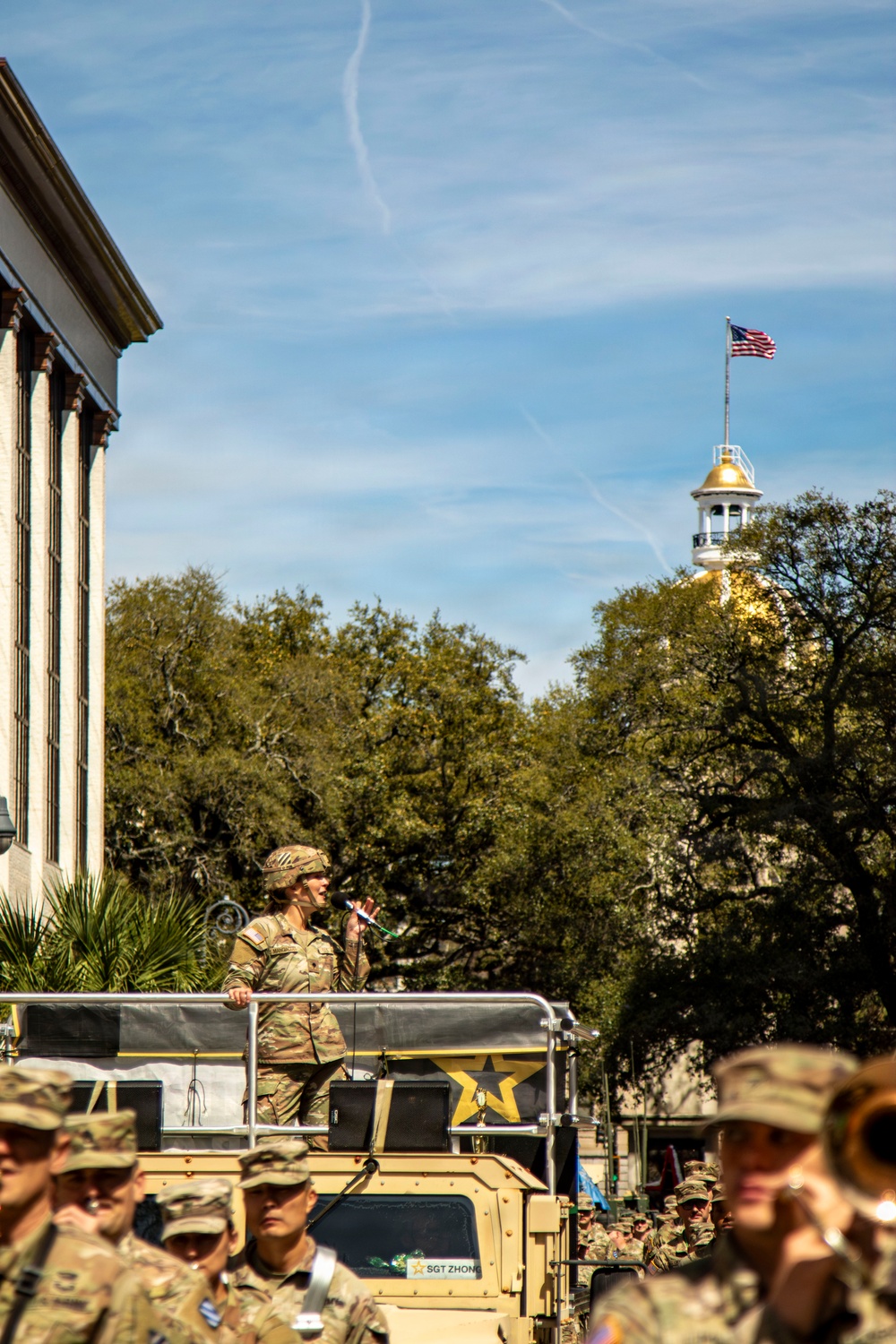 Dogface Soldier celebrate St. Patrick's Day in Savannah