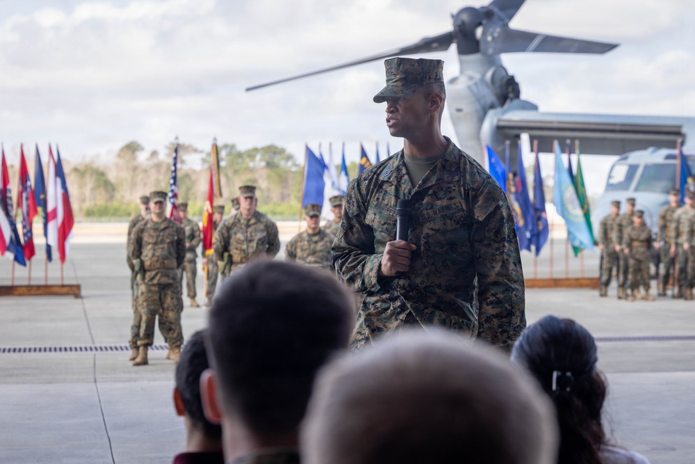 VMM-365(REIN) Relief and Appointment Ceremony