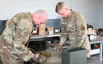 377th Maintenance Squadron inspecting bras