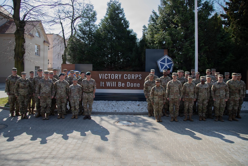 V Corps hosts unit, multinational partners in Poland for exercise Warfighter 26