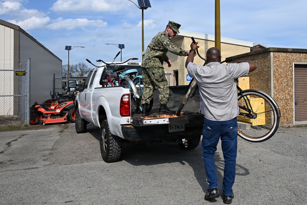 Dam Neck Annex Donates Bicycles