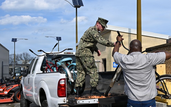 Dam Neck Annex Donates Bicycles