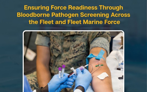 Navy Bloodborne Infection Management Center: Ensuring Force Readiness through Bloodborne Pathogen Screening Across the Fleet and Fleet Marine Force