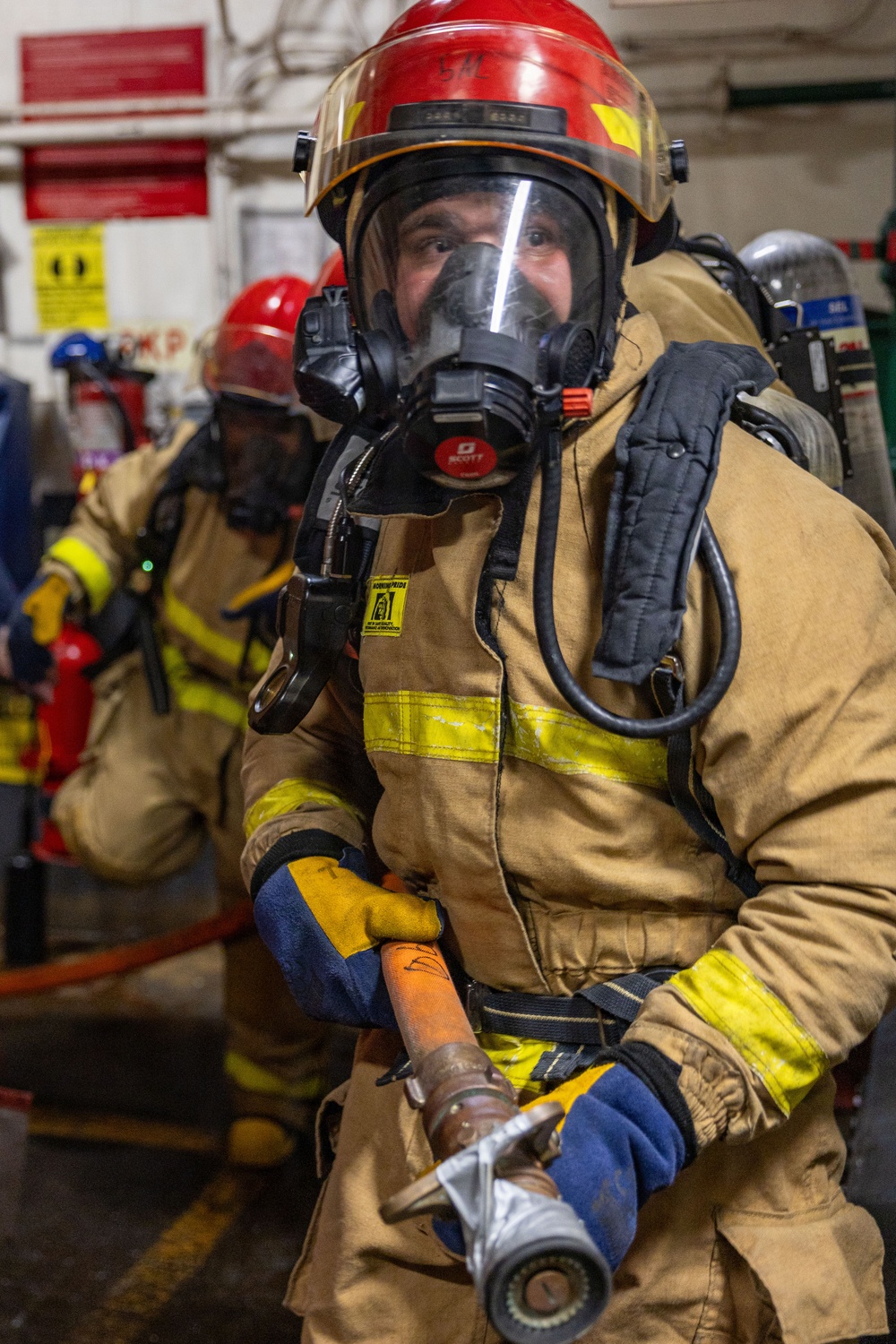 USS Iwo Jima Damage Control Training