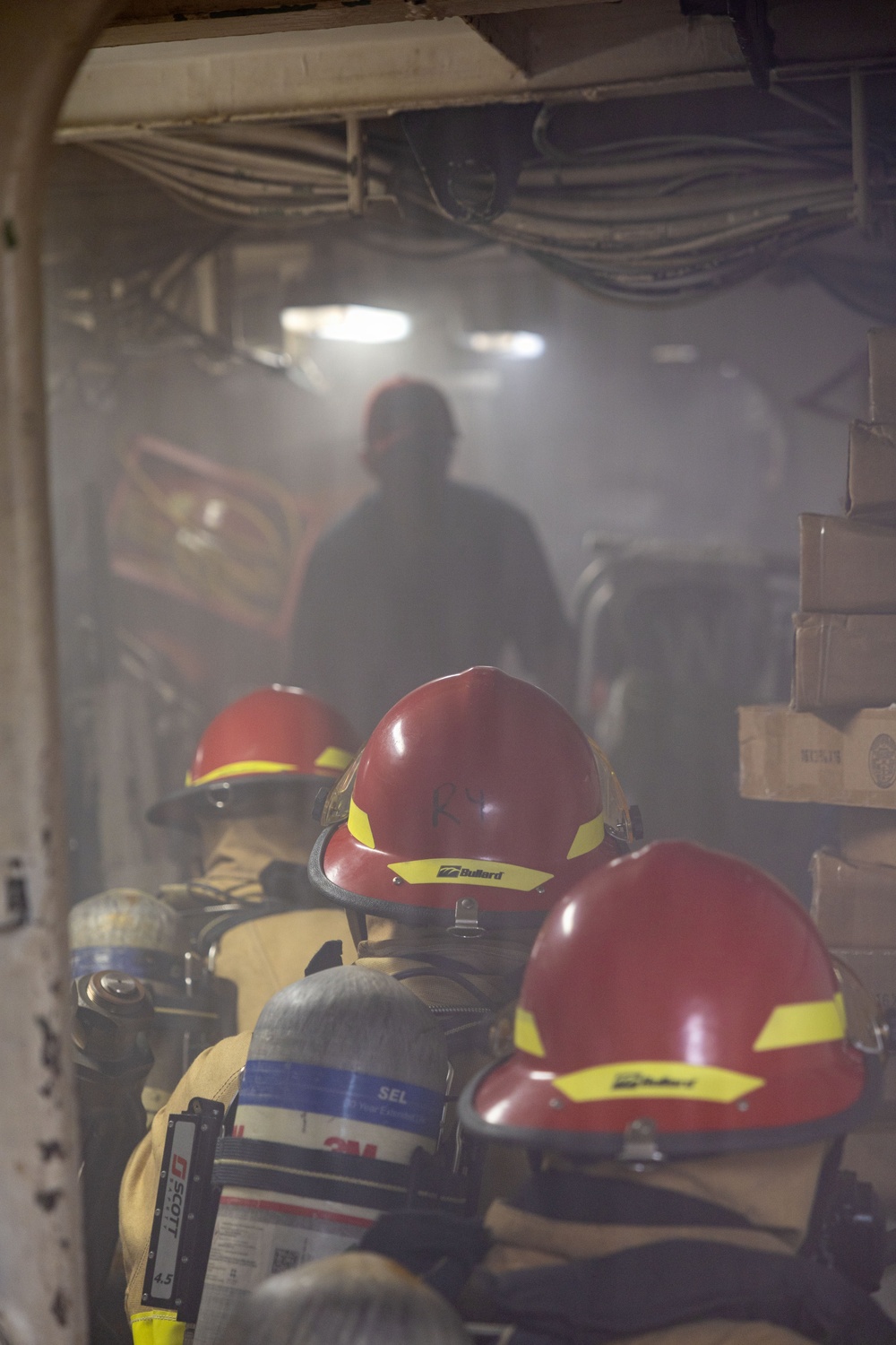 USS Iwo Jima Damage Control Training