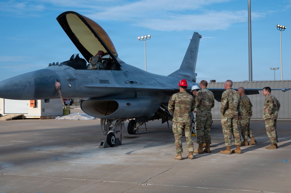 CSAF, CMSAF visit 17 TRW for AETC immersion