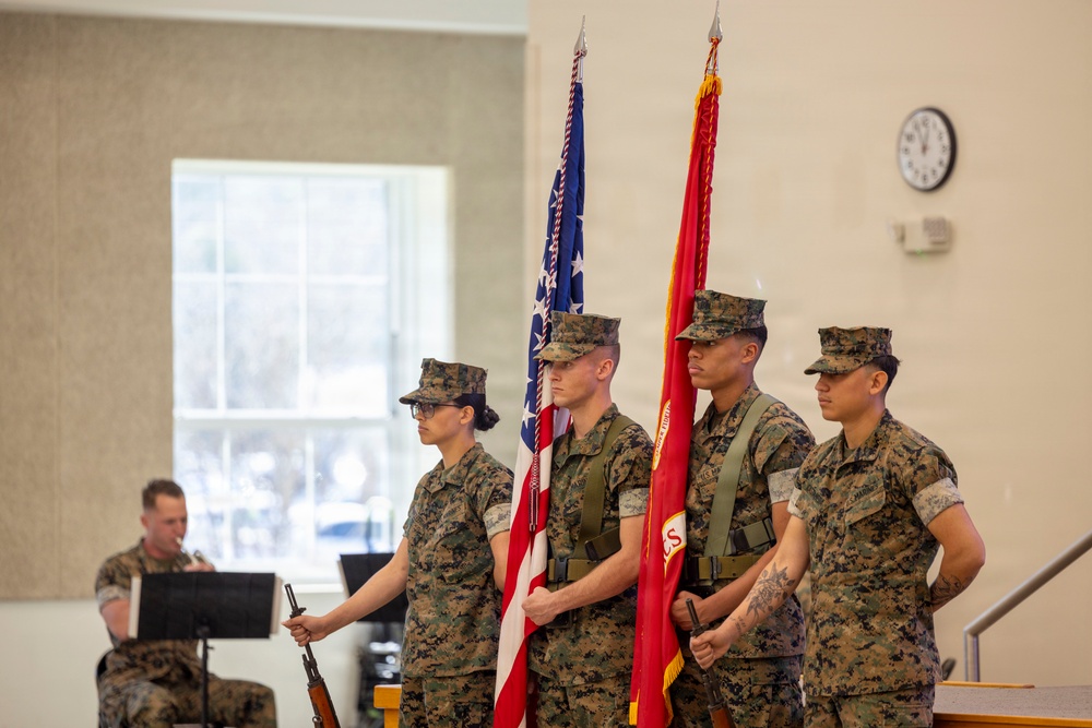 2nd Marine Logistics Group Headquarters and Service Battalion Relief and Appointment Ceremony