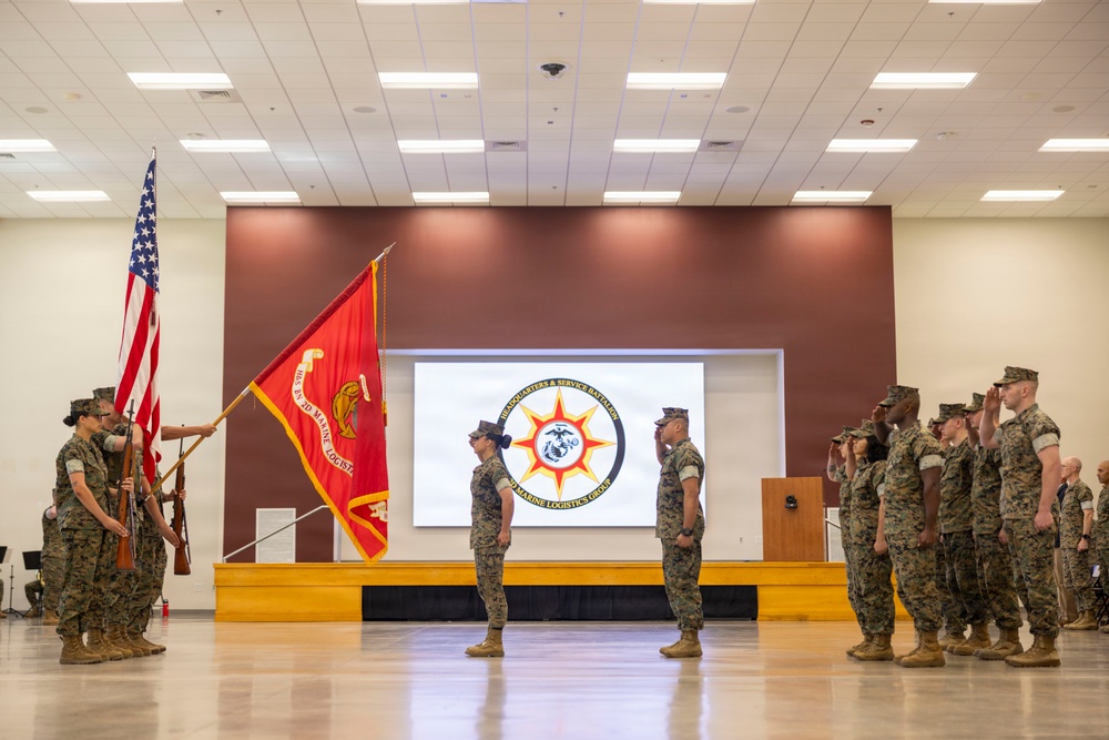 2nd Marine Logistics Group Headquarters and Service Battalion Relief and Appointment Ceremony
