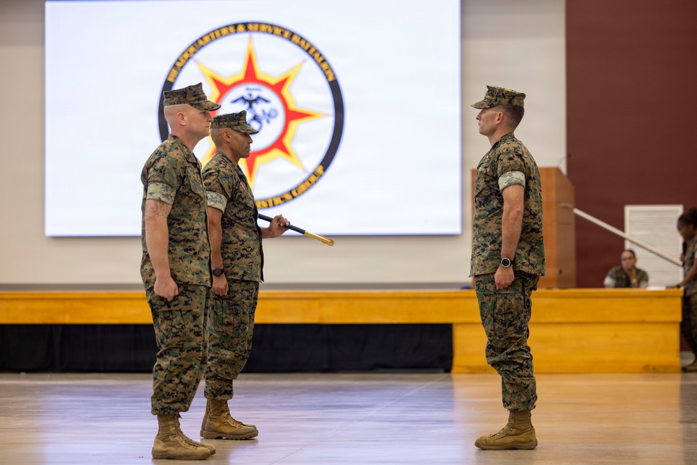 2nd Marine Logistics Group Headquarters and Service Battalion Relief and Appointment Ceremony