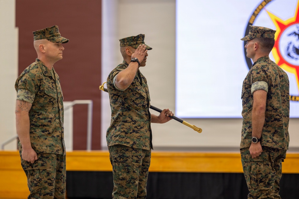 2nd Marine Logistics Group Headquarters and Service Battalion Relief and Appointment Ceremony
