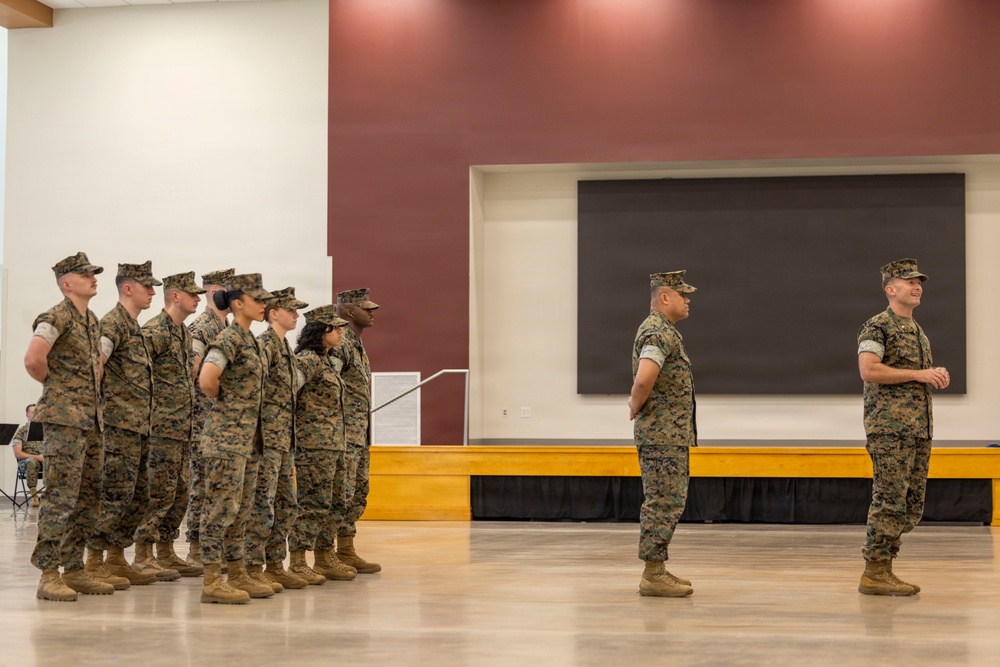 2nd Marine Logistics Group Headquarters and Service Battalion Relief and Appointment Ceremony