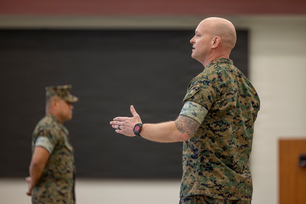 2nd Marine Logistics Group Headquarters and Service Battalion Relief and Appointment Ceremony