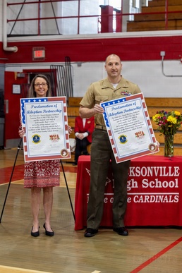 CNATTU New River Adopts Jacksonville High School