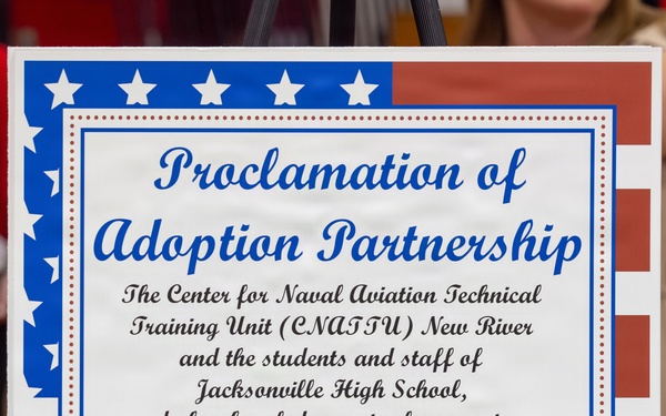 CNATTU New River Adopts Jacksonville High School