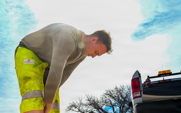 F.E. Warren Air Force Base Airmen Repair Base After High Wind Damage