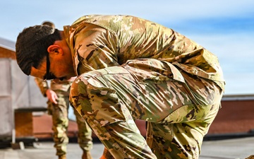 F.E. Warren Air Force Base Airmen Repair Base After High Wind Damage