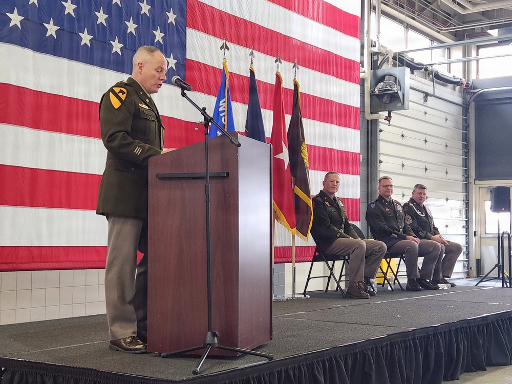 New Wisconsin Army National Guard Command Chief Warrant Officer Assumes Responsibilities