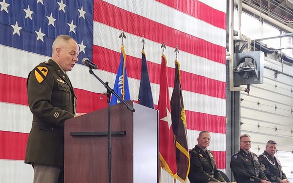 New Wisconsin Army National Guard Command Chief Warrant Officer Assumes Responsibilities