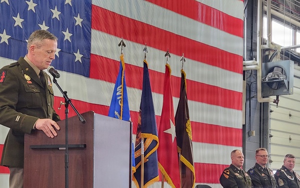 New Wisconsin Army National Guard Command Chief Warrant Officer Assumes Responsibilities