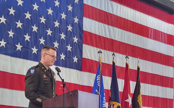 New Wisconsin Army National Guard Command Chief Warrant Officer Assumes Responsibilities