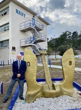 First Naval Security Group Detachment Monterey OIC visits IWTC Monterey